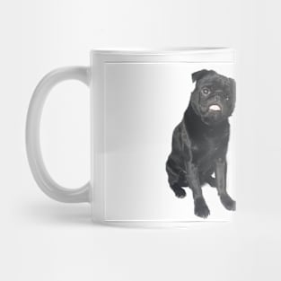 Hugo The black Pug // Full Body Mug